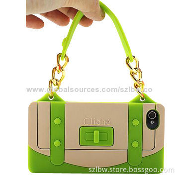 Handbag Styles Silicone Case for iPhone 5 & 5S, OEM are Welcome
